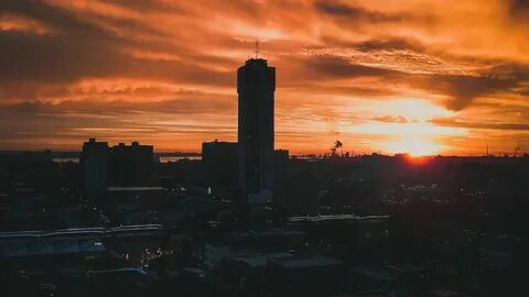 Афк закат в городе