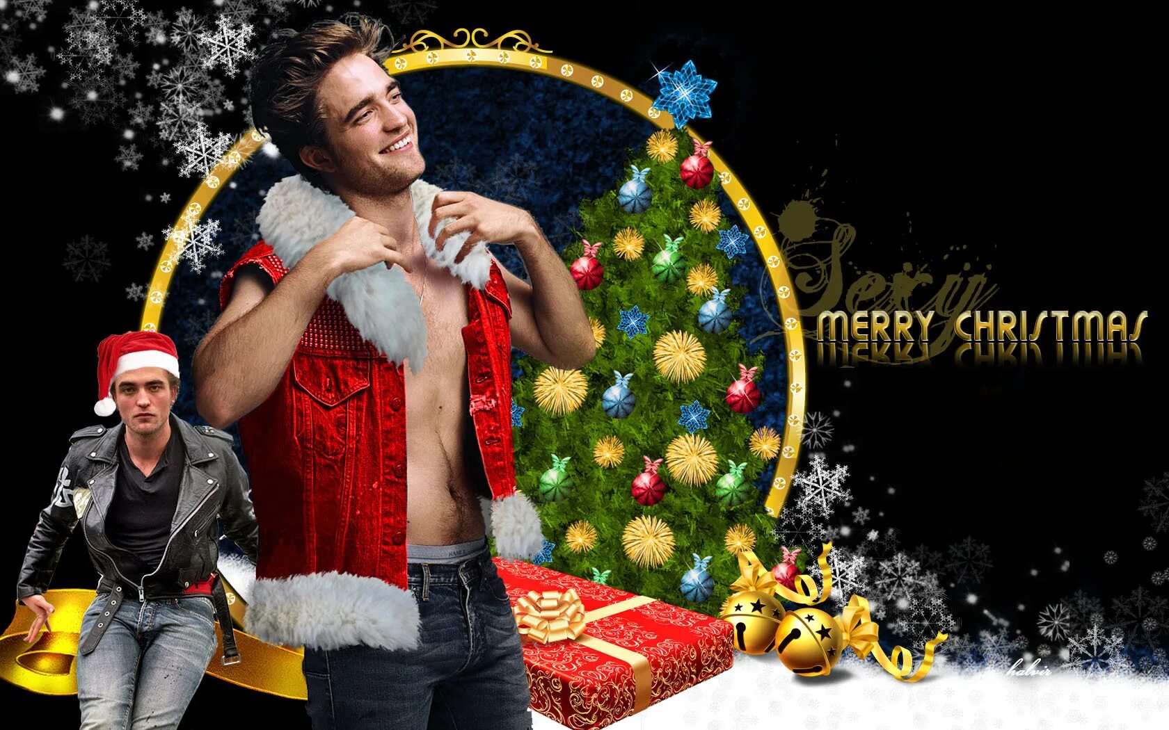 поздравление с новым годом от известных людей. крис хемсворт санта. роберт паттинсон с новым годом. поздравление с новым годом от известных людей. поздравление с новым годом от известных людей.