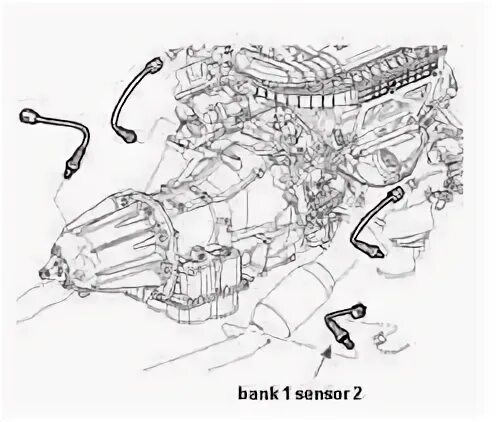 Датчик кислорода 2 банк 1 где находится. Bank 1 sensor 1 крайслер. датчик детонации крайслер 300с 2.7. chrysler voyager 3.3 v6 датчики. датчик детонации крайслер 3.5.