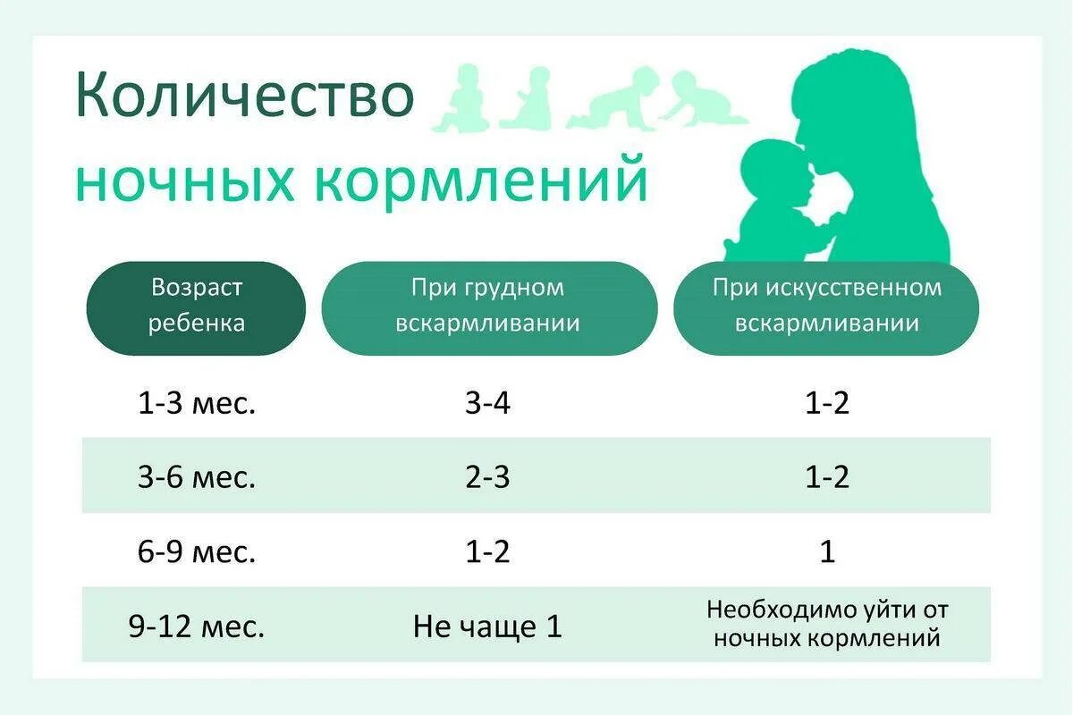 Ночное кормление до какого возраста грудное вскармливание. Норма ночных кормлений по месяцам. Ночные кормления по месяцам. Количество ночных кормлений по месяцам при грудном вскармливании.