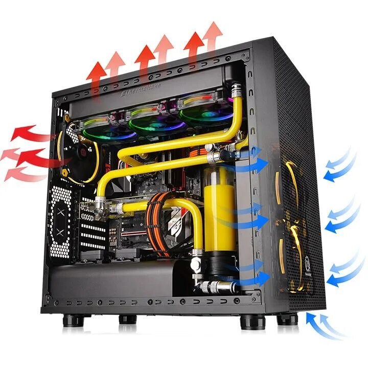 ПК Thermaltake СЖО сво. MICROATX njoy m0000ce корпус с вентилятором ?. Thermaltake Core x9. Корпус для сво 420.