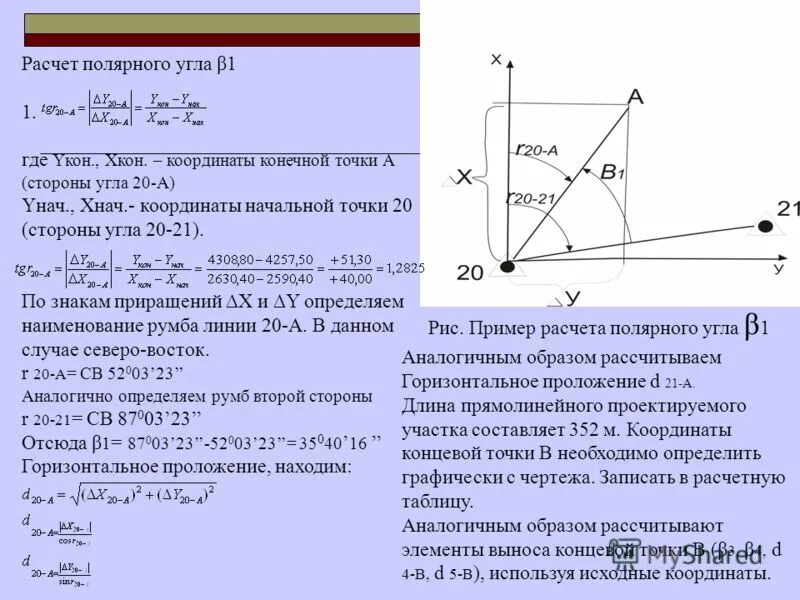 Полярная система координат на плоскости. Полярный способ определения координат в геодезии. Полярный способ в геодезии. Полярный способ определения координат. Способ полярных координат в геодезии.