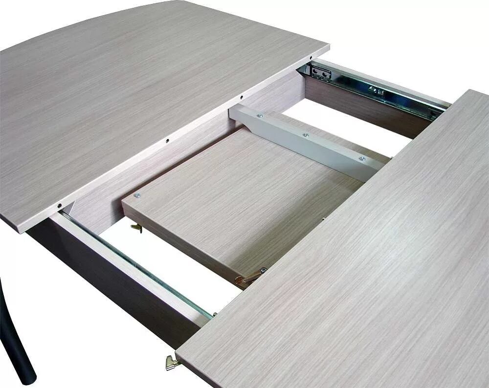Механизмы кухонных столов. HMR-AKS-механизм для раздвижных столов. Выкатная раскладная лестница Step 180 Lite. Направляющие для раскладного стола 600мм SISO. Кухонный стол раздвижной Элана.