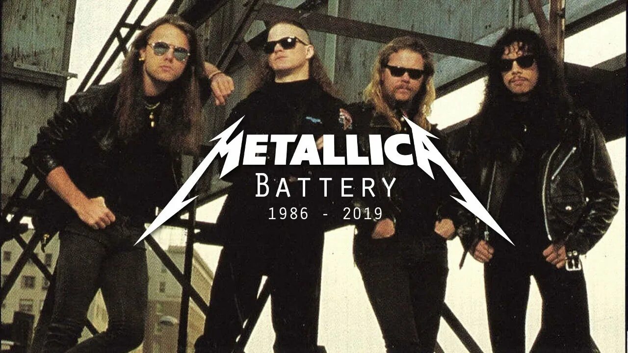 Battery Street Metallica. Newsted logo.