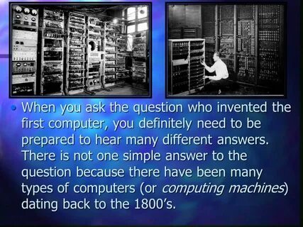 1 whose is the computer peter