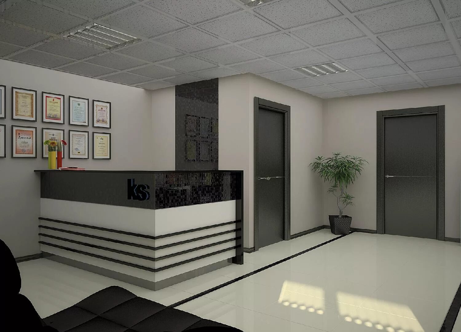 Отделка помещений офисов. Отделка офиса. Проект двухэтажного офисного здания. Административное нежилое здание. Помещение.
