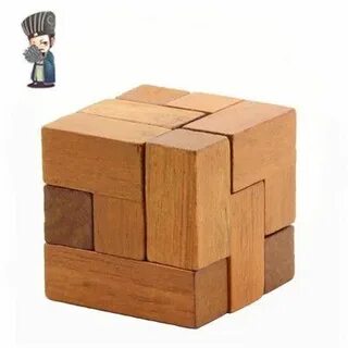Головоломка деревянный куб как собрать