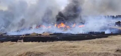 Пожары в забайкальском