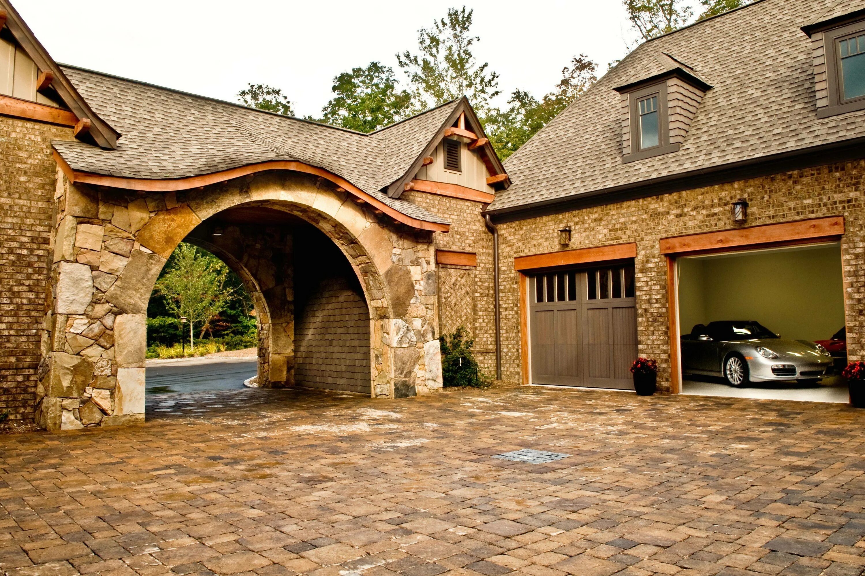 Гаражи греции. Навес дворик Тоскана. Красивый гараж. Каменный дом. Красивый дом из камня.
