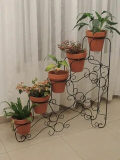 Подставка для цветов металлическая своими руками