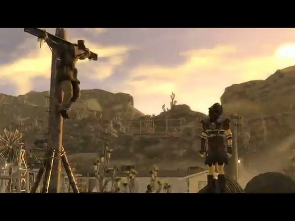 Fallout new vegas загрузка сохранения. Легион цезаря распятие. легион цезаря нью вегас распяты. рабы легион нью вегас. fallout new vegas легион.