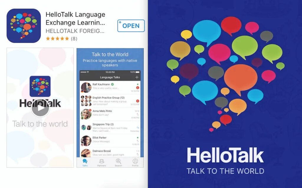 Какое приложение лучшее для изучения языка. Hello talk. приложение hello. хелло толк приложение. приложения для изучения языков.