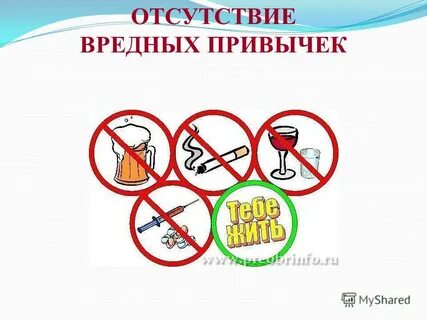 Отсутствие вредных привычек