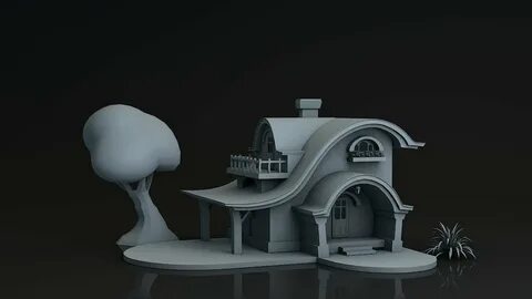 3d modeling house