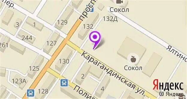Карта оренбург победа