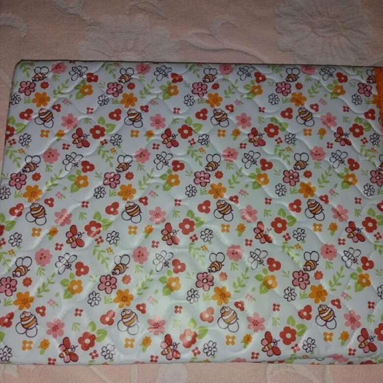 клеенка для новорожденных в кроватку. детская супертонкая клеенка пома.