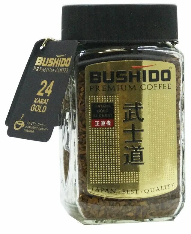Bushido кофе. Кофе растворимый Bushido Katana Gold 24 Karat. Кофе Bushido Gold 24 Karat. Кофе Бушидо растворимый золотой 24 карат. Растворимый кофе Бушидо Karat Gold.