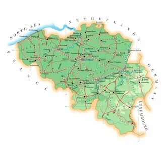 Географическая характеристика бельгии