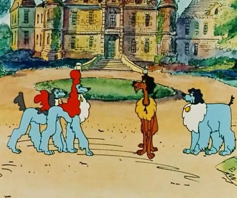 Д'Артаньян и три мушкетера собаки.