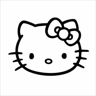 Hello Kitty Decal Sticker - HELLO-KITTY - Thriftysigns