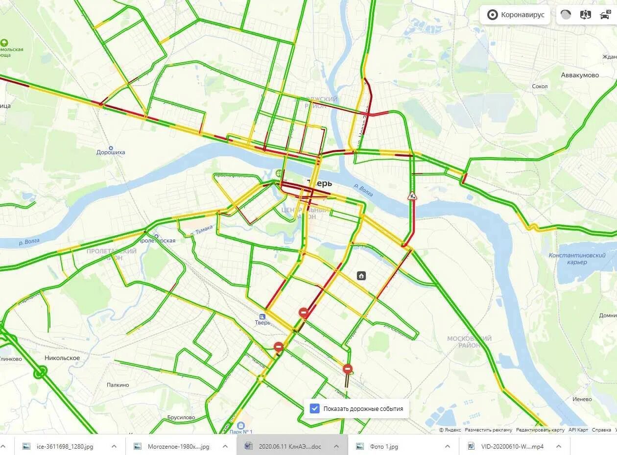 Карта тверь с улицами подробно