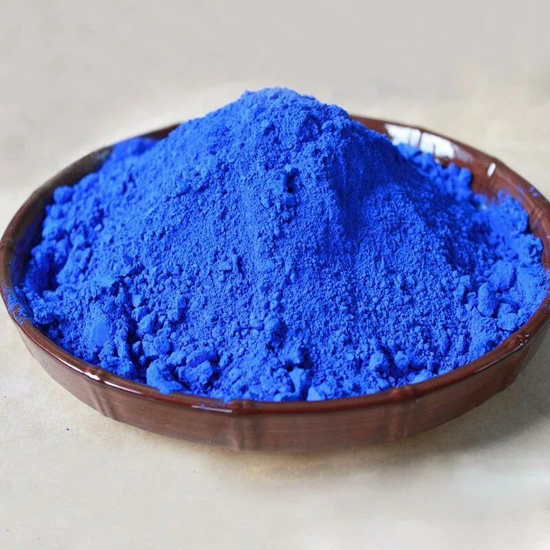 Индикатор синий лакмус. Берлинская лазурь в пробирке. Ультрамарин пигмент. Метиленовый синий краситель. Синяя щелочь.