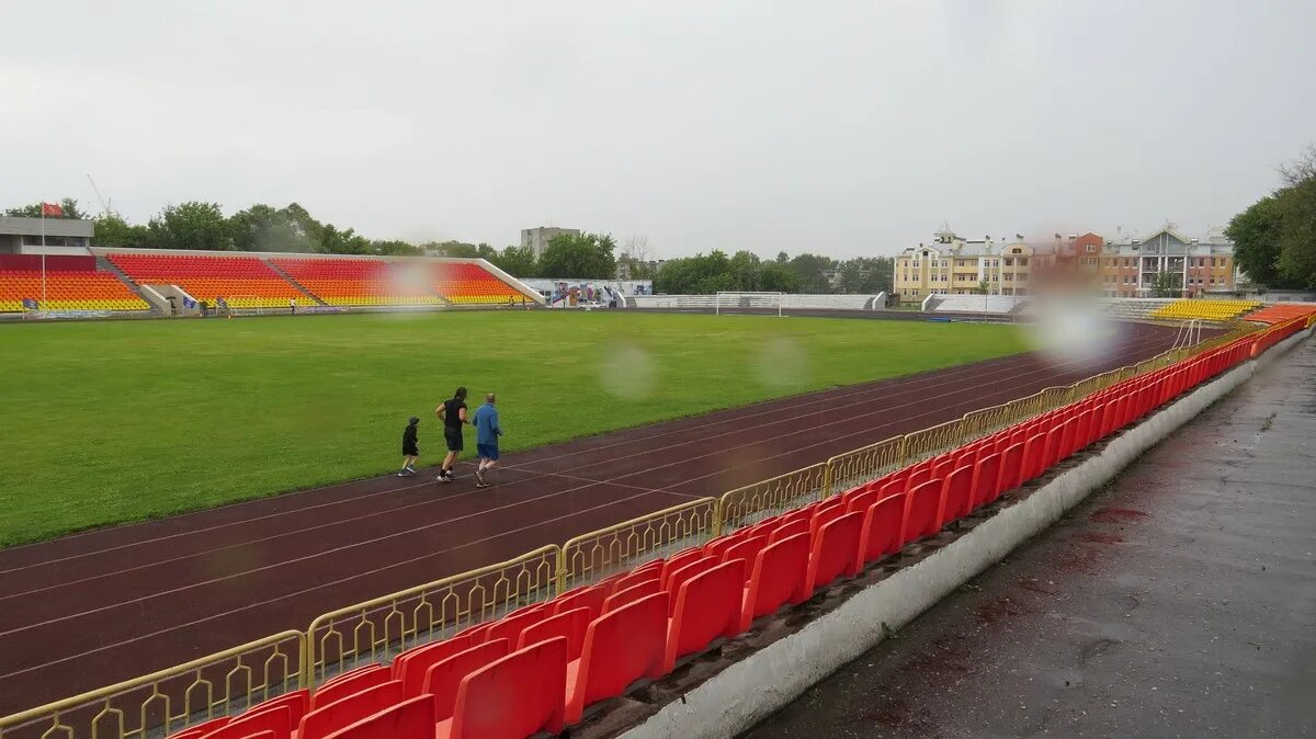 Стадион лыбедь. Каток Лыбедь во Владимире.