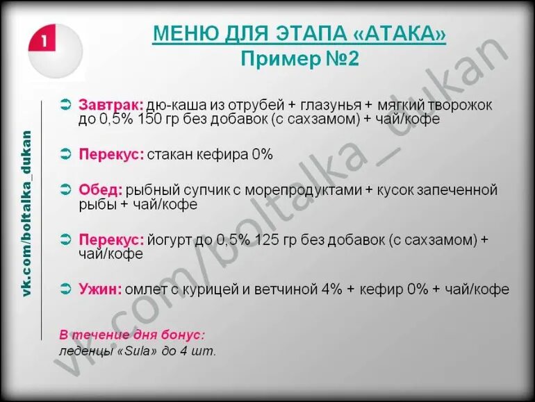 Дюкана 1 этап. Меню Дюкана на атаке. Меню атака. Диета Дюкана меню. Меню атака по Дюкану.