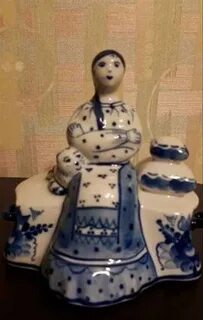 Фарфоровая гжель