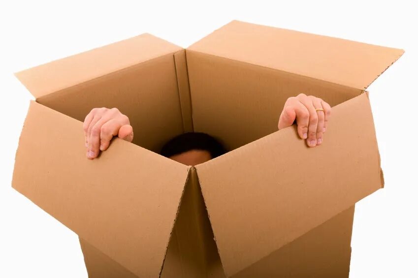 He takes the box. Человек в коробке. Out of the Box. Man inside the Box тревога. Think outside the Box.