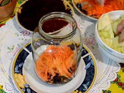 Капуста кусками без уксуса