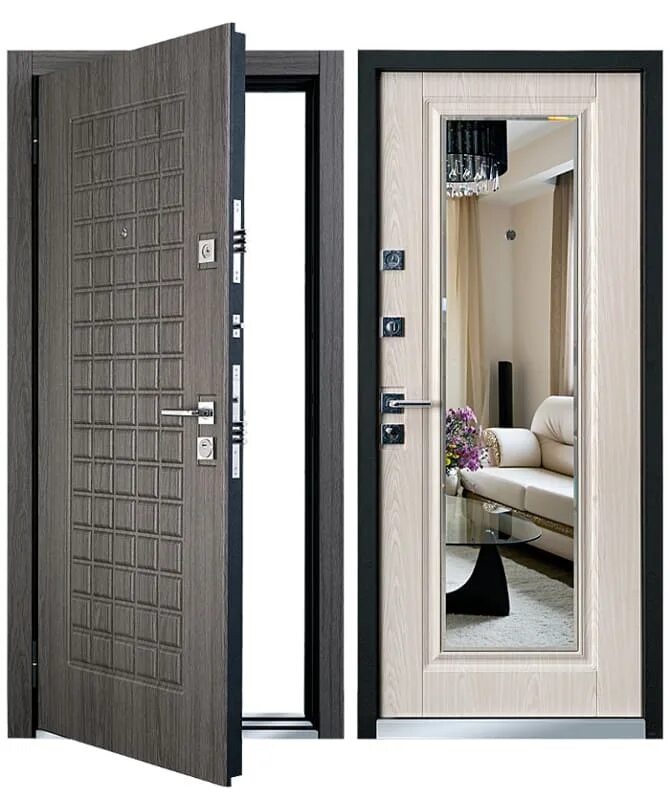 стальная дверь «вектор с зеркалом» номер двери дм-1143-23. двери бульдорс 12 т. дверь инвизибл с зеркалом. дверь слим миксал. двери бульдорс металл металл.