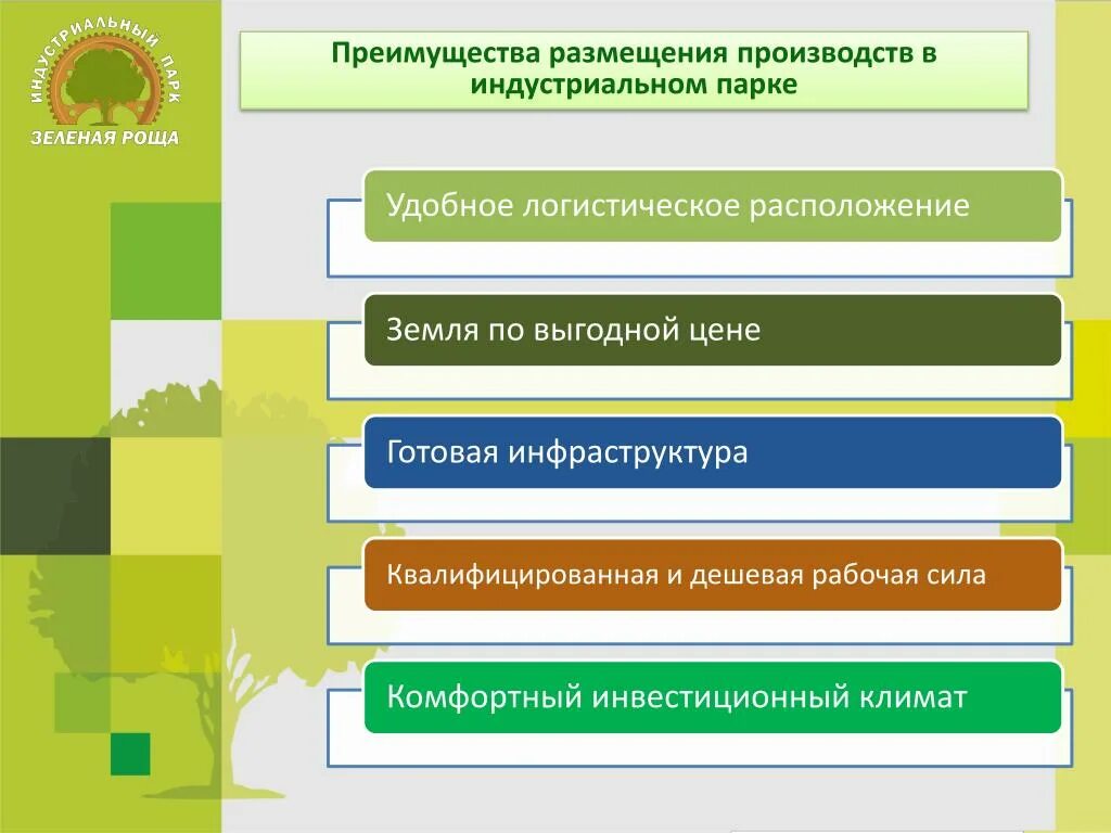 Выберите производящую размещений
