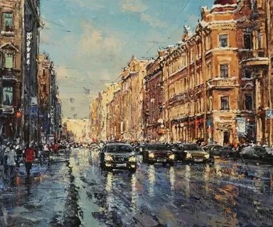 Городские пейзажи петербурга