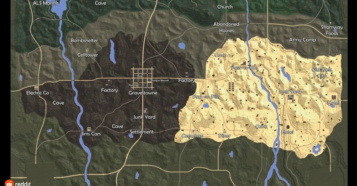 Day west to die. 7 days to die карта navezgane торговцы. 7 days to die карта navezgane. 7 days to die карта navezgane alpha 20. карта nevesgen 7 days to die.