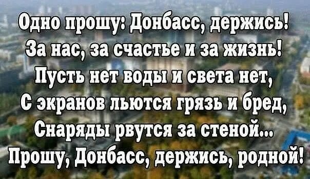 Девочка стих донбасса. Донбасс держись родной. Держись Донбасс держись. Стихи держись Донбасс. Держись Донбасс картинки.