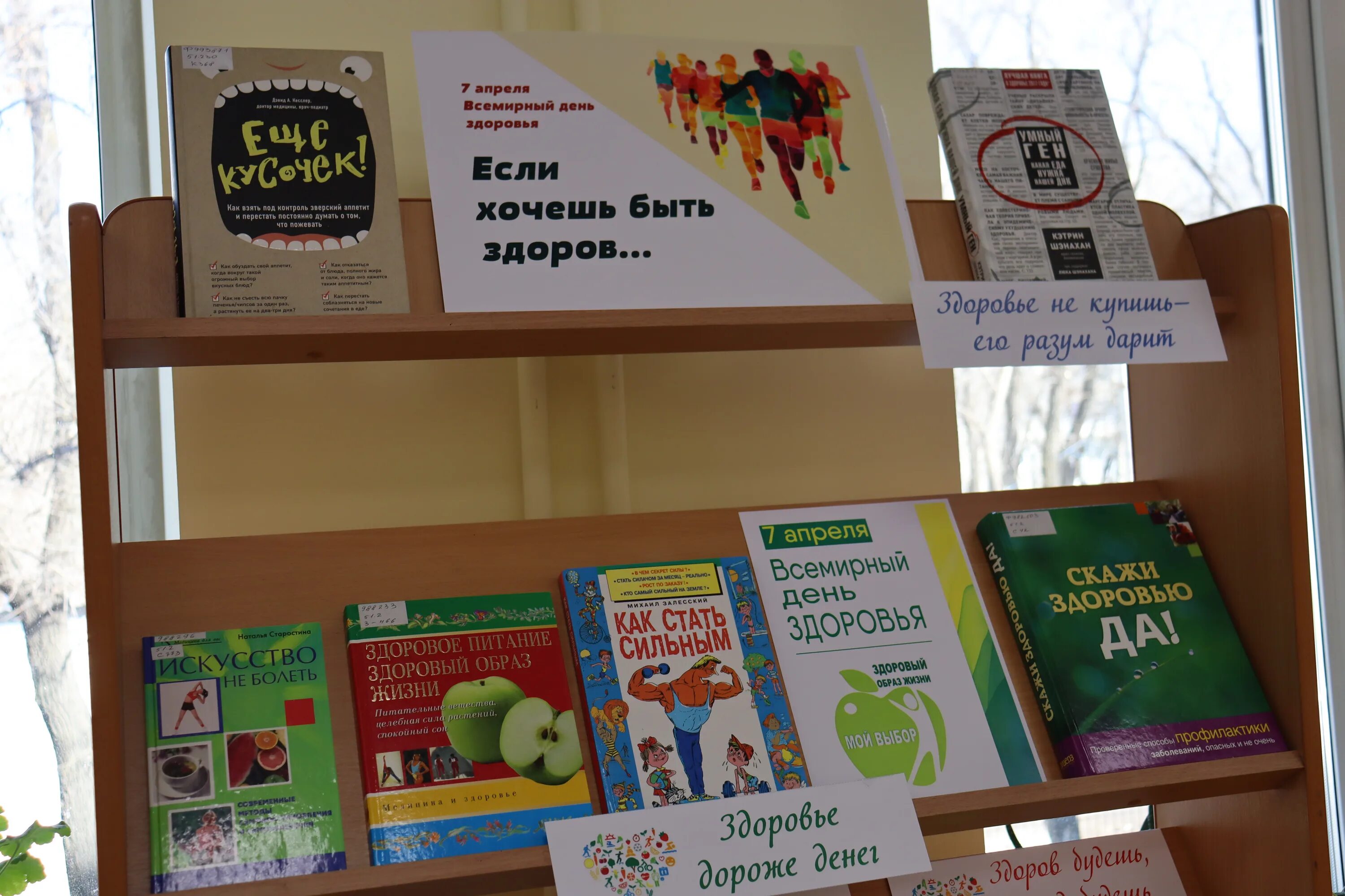 Всемирный день здоровья в библиотеке книжная выставка