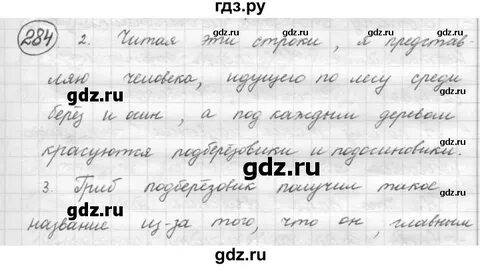 Русский язык 5 класс учебник упражнение 284