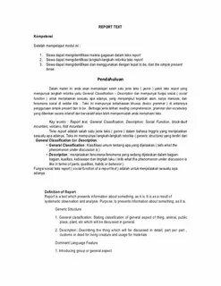 Text reports