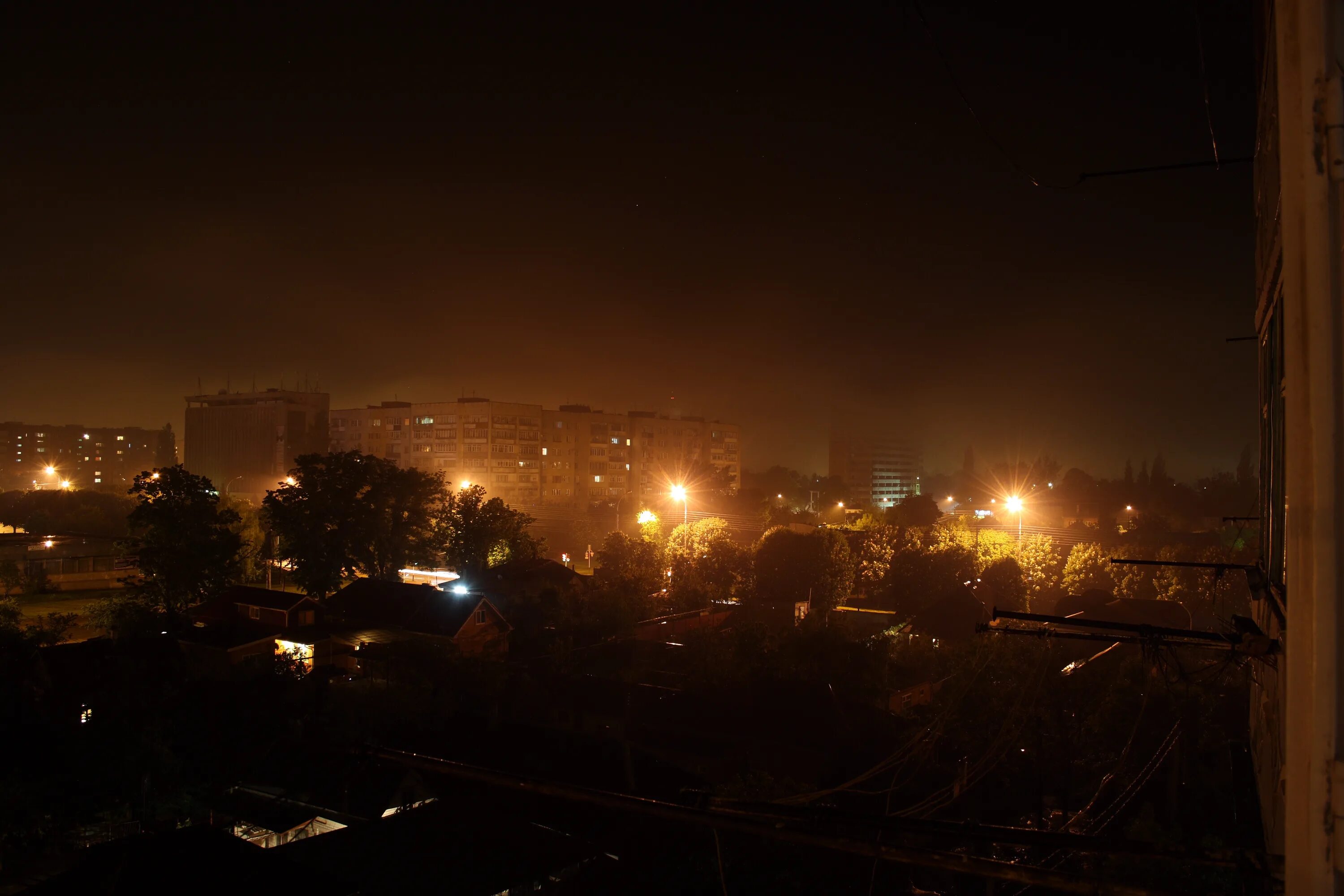 Владивосток туман ночь фото из окна. Ночь 20 июня