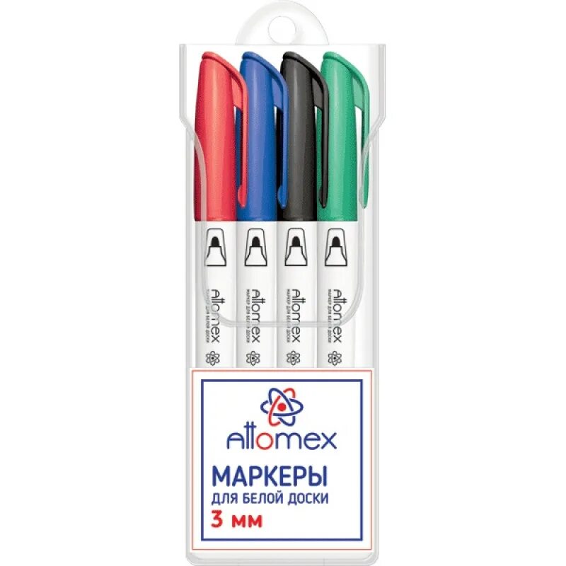 Набор маркеров для доски Attomex 4 цвета 5040705. Attomex маркер для белой доски. Маркер для досок маркер для досок Attomex. Набор маркеров для доски 4цв..