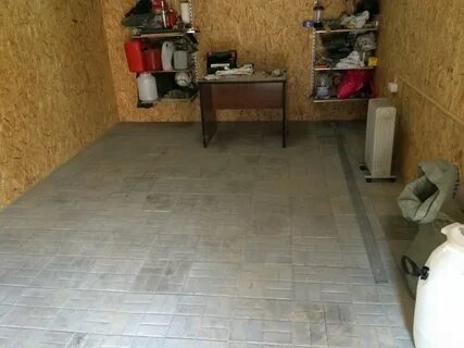 Как укладывать плитку в гараже