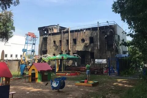 Пожар в яхт клубе