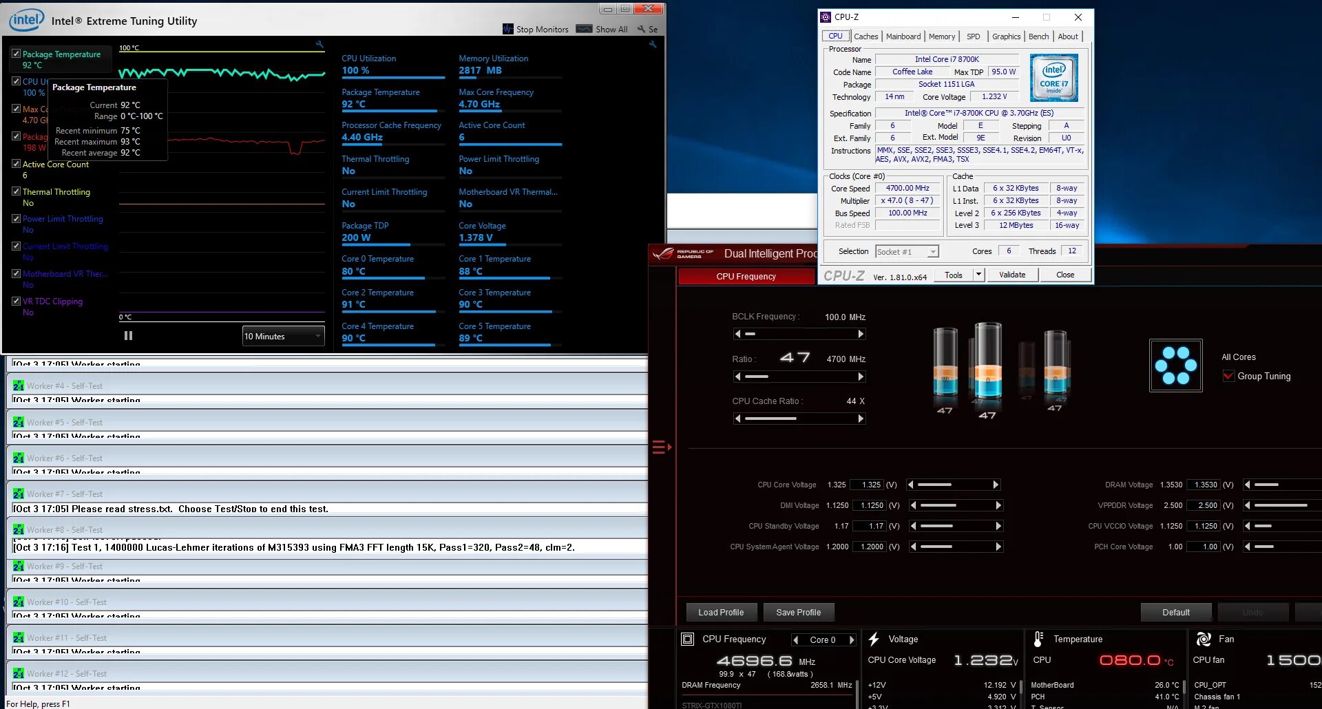 Intel i7 8700k характеристики. Intel i7 8700k характеристики