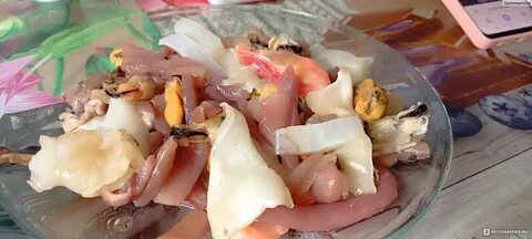Рецепт вкусного морского коктейля замороженного