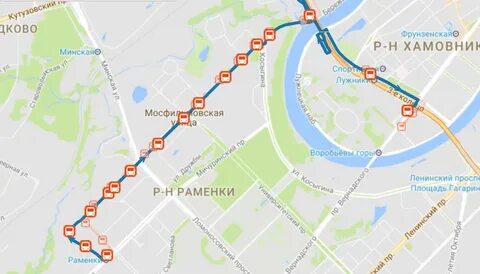До парка победы какой автобус