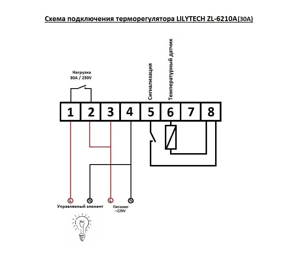 Комнатный термостат Shuft TA2n (6010) 16А (ZILON ZA-1)