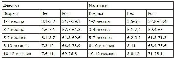 В возрасте четырех месяцев и