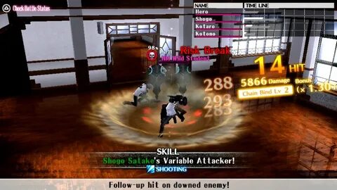 Hit down