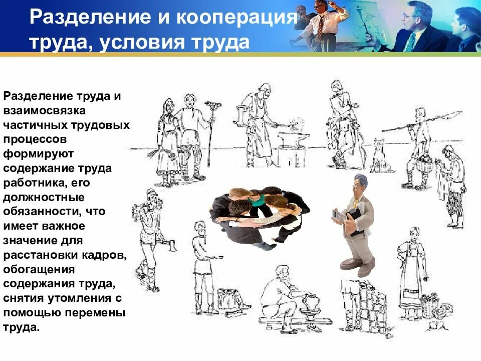 Крупное общественное разделение труда. Разделение и кооперация труда. условия разделения труда. частное разделение труда. условия разделения кооперации труда.